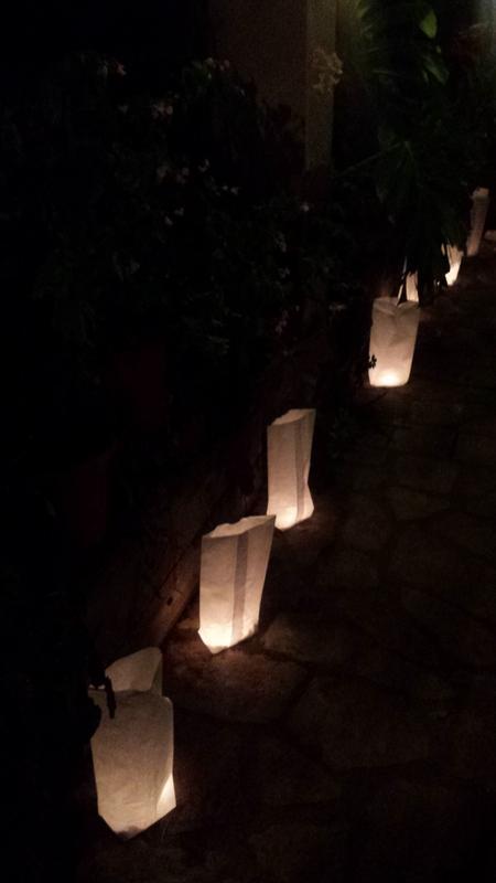 La decoración de mi cena de cumpleaños