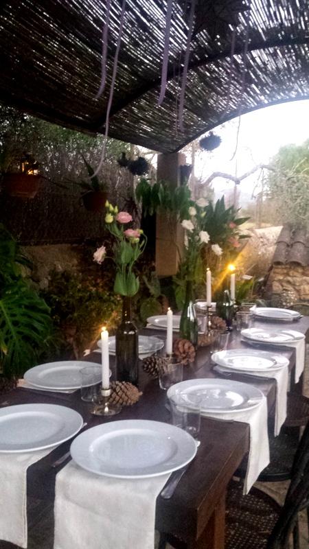 La decoración de mi cena de cumpleaños