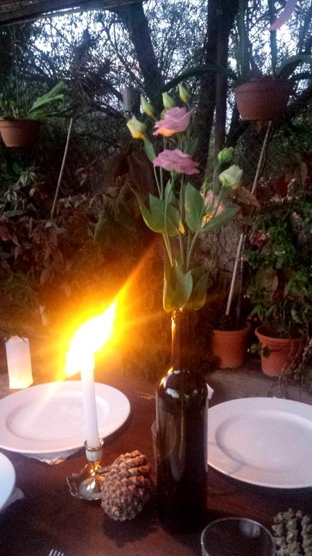 La decoración de mi cena de cumpleaños