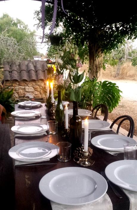 La decoración de mi cena de cumpleaños