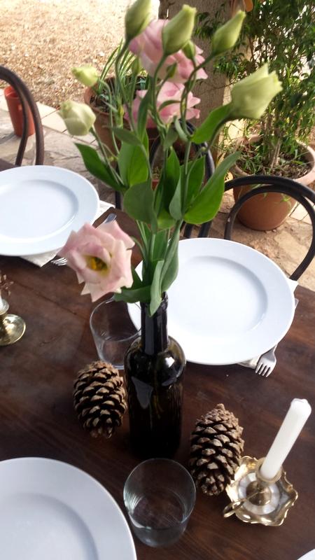 La decoración de mi cena de cumpleaños