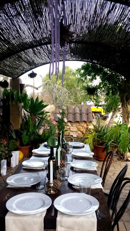 La decoración de mi cena de cumpleaños