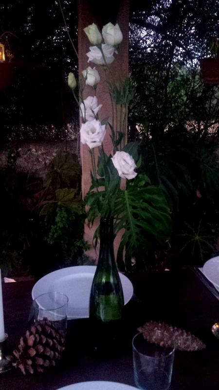 La decoración de mi cena de cumpleaños