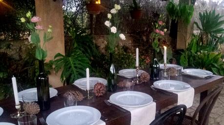 La decoración de mi cena de cumpleaños