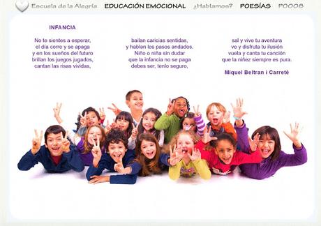 Educación Emocional en la Infancia. Colección Poesías 8.