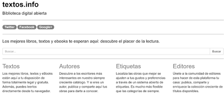 Textos.info: Biblioteca digital abierta, legal y gratuita @textos_info