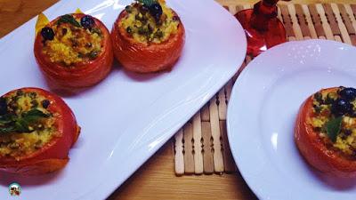 Tomates rellenos de cuscús