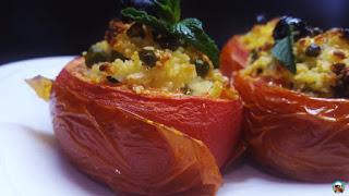 Tomates rellenos de cuscús