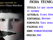 Reseña: esconde nombre, Clara Sánchez