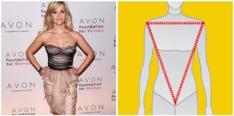 silueta triangulo invertido