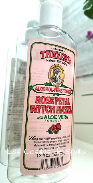 Tónico de rosas y aloe vera de Thayers en Iherb