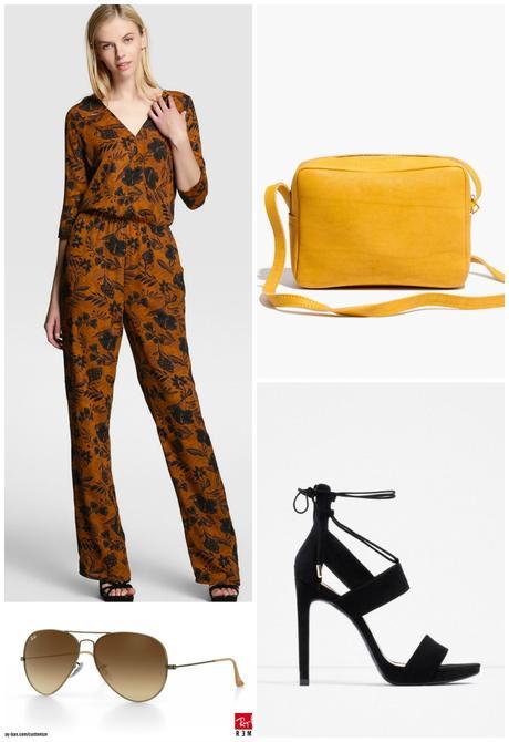 Alineada con las flores