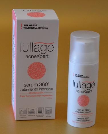 La familia LULLAGE “AcneXpert” crece: Fluido Solar SPF50 y Serum 360º con fórmula renovada