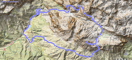 Mapa ruta Collado Jermoso y Torre de Salinas