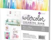 Watercolor coloring book Prima: "Believe yourself"