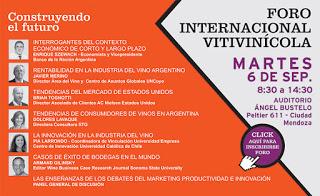 Foro internacional vitivinicola en Mendoza, Argentina