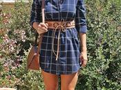 Vestido camisero campero