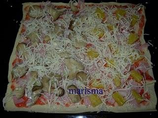 A la rica 'Pizza mixta'