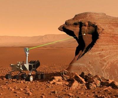 Novedoso instrumento laser permitirá análisis remoto de las rocas de Marte