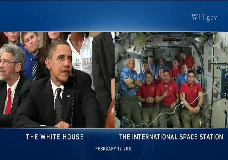 El presidente Obama se comunicó con los astronautas de la Estación Espacial Internacional