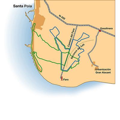 Nos vamos a correr por el sendero PR-CV 61 (Sierra de Santa Pola)