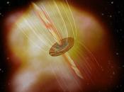 Nuevo hallazgo: campo magnético regula caída materia disco protoestrella masiva