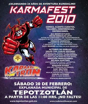 Karmafest el 20 de febrero en Tepotzotlán  (México)