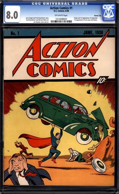 ¡Superman, el cómic que cuesta 1 millón de dólares !