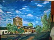 Iglesia nenufares oleo