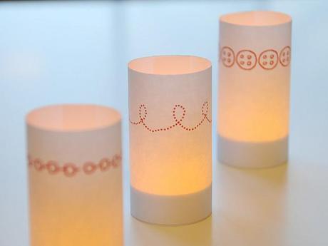Diy: Envolver velas led con papel