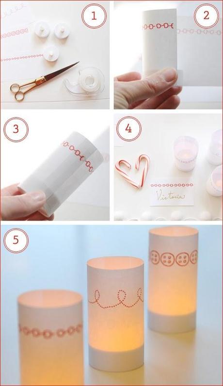 Diy: Envolver velas led con papel