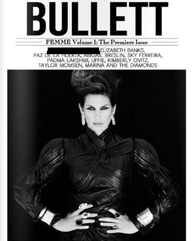 Adivina: ¿Quién es la famosa en  portada de Bullet Magazine?
