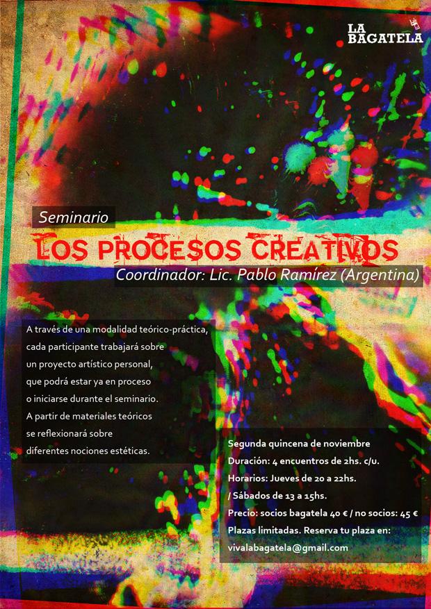 Seminario: Los procesos creativos