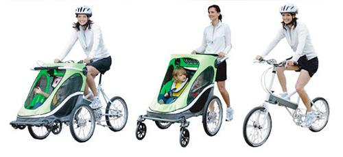 Zigo Leader bicicleta 3 en 1 con carrito infantil