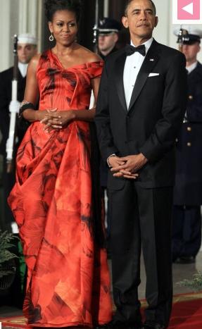 Oscar de la Renta critica la elección del vestido de Alexander McQueen por parte de Michelle Obama