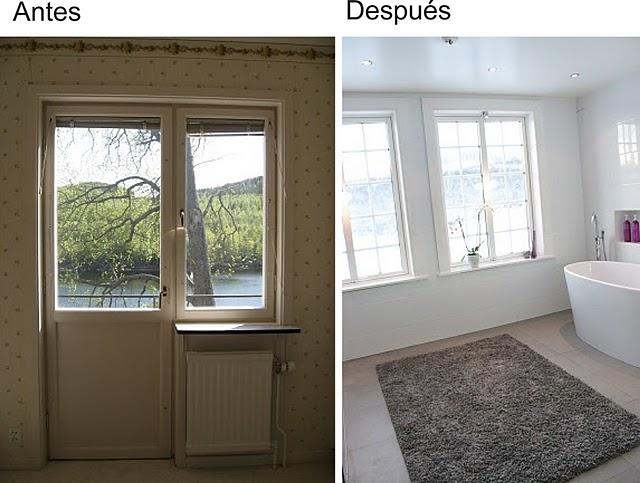 Antes y Después: Reforma de un cuarto de baño