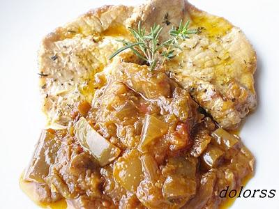 LOMO CONFITADO DE TUPÍ CON SANAFAINA