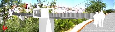 Una pasarela elevada mejorará el tránsito peatonal en Huétor Vega