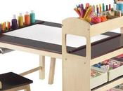 Deluxe Center, mesa escritorio para niños artistas