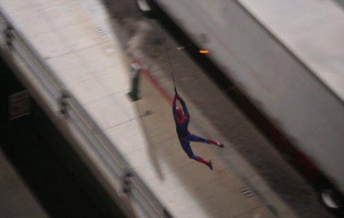 Imágenes del rodaje de Spiderman