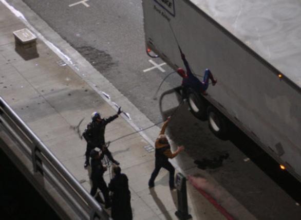 Imágenes del rodaje de Spiderman