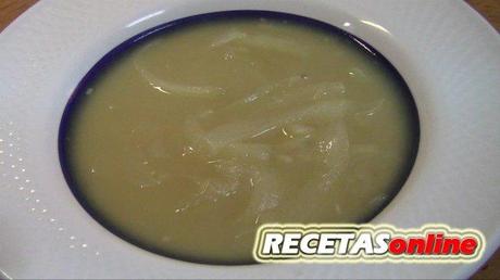 Sopa de cebolla - Recetas de cocina RECETASonline