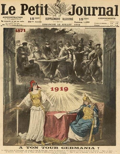 Comentario de una imagen (portada de una publicación francesa en julio de 1919)