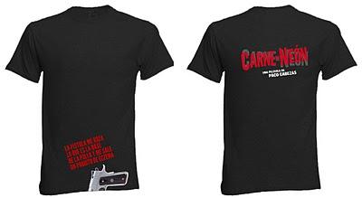 Concurso: Farda con la camiseta de la película 'Carne de neón'