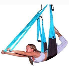 Anti Gravity Yoga Inversion Swing Totally Blue Practicar antigravity está de moda