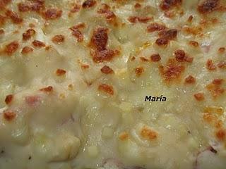 Coliflor gratinada