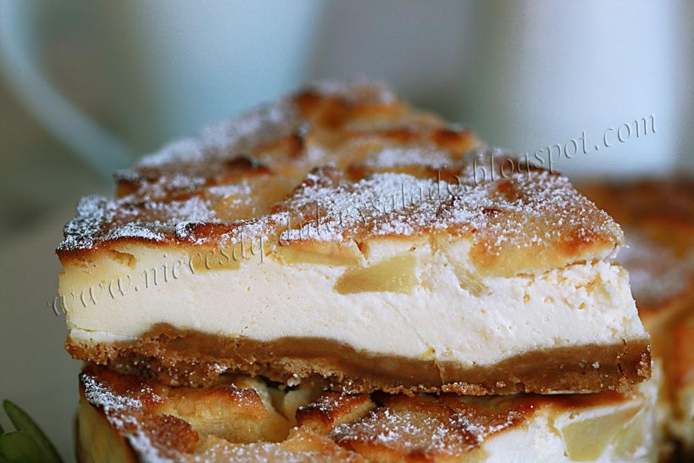 TARTA DE PERAS CON REQUESON EN MICROONDAS