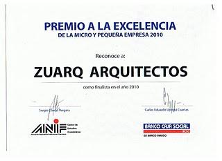 PREMIO A LA EXCELENCIA BANCO CAJA SOCIAL BCSC - ANIF 2010