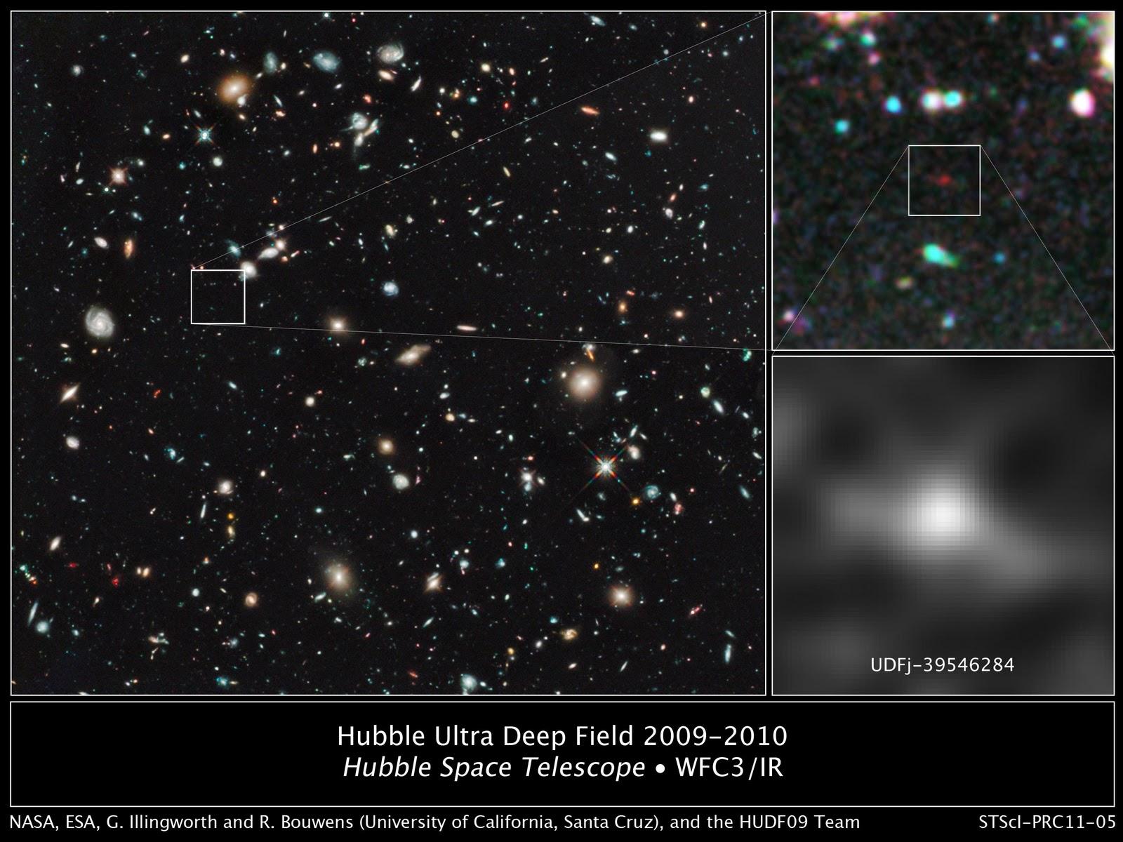 El Hubble descubre la galaxia más lejana jamás vista