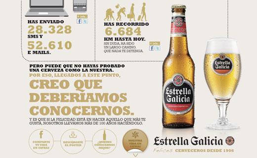 Estrella de Galicia pone tu vida en cifras